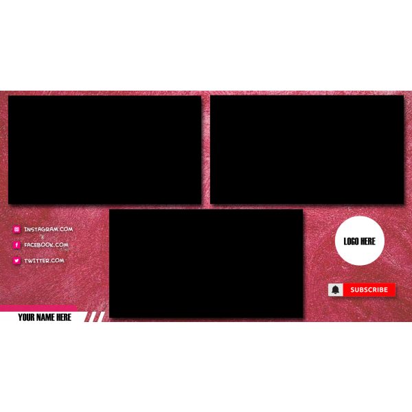 StreamYard Overlay/Template <br>Red Stucco - Image 4