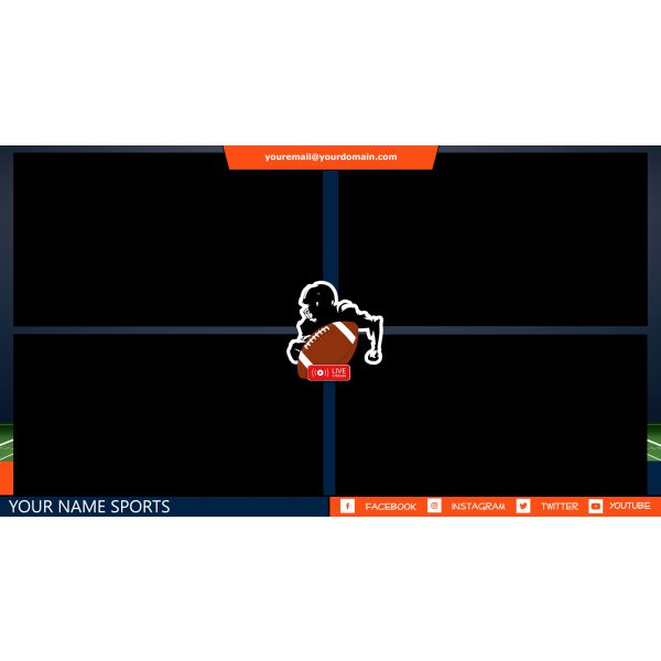 StreamYard Overlay/Template <br>Football - Image 5