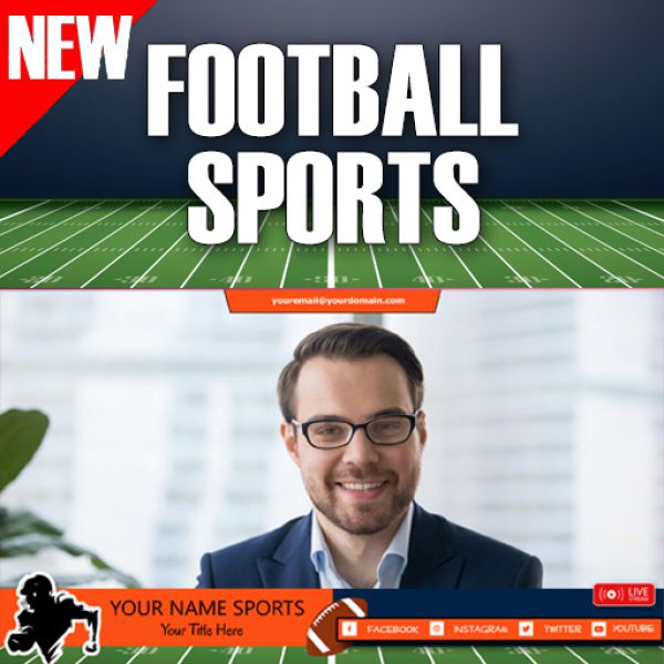 StreamYard Overlay/Template <br>Football